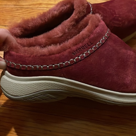 Merrell NWOT suede slippers, lined, size women’s 6 - Picture 2 of 6